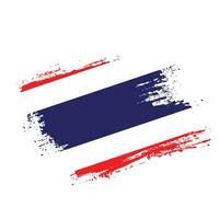 neuer thailand-grungy-flaggenvektor vektor