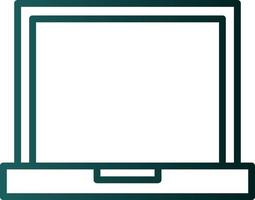 Laptop-Bildschirm-Vektor-Icon-Design vektor