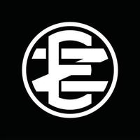 ez-Logo-Monogramm-Designvorlage vektor