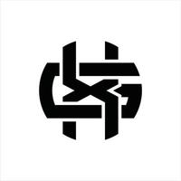 xg-Logo-Monogramm-Designvorlage vektor