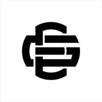 zB Logo-Monogramm-Design-Vorlage vektor