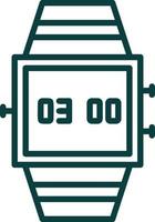 Smartwatch-Vektor-Icon-Design vektor