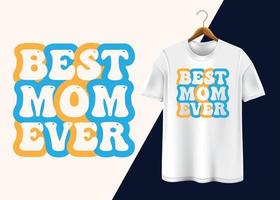 glad mors dag t-shirt design vektor