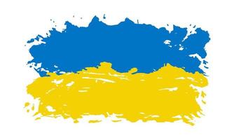 handgemalter aquarell-ukraine-flaggenhintergrund vektor