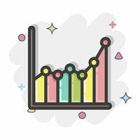 ikon prov data. relaterad till maskin inlärning symbol. komisk stil. enkel design redigerbar. enkel illustration. enkel vektor ikoner