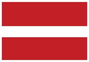 Nationalflagge Lettlands - flaches Farbsymbol. vektor