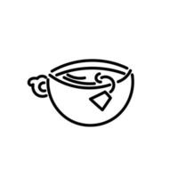 Tasse Kaffee - Becher - Tasse Tee Symbolvektor vektor