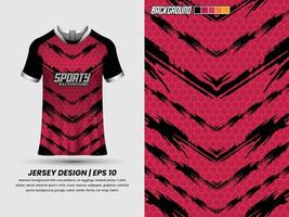 fotboll jersey design för sublimering, sport t skjorta design, mall jersey vektor