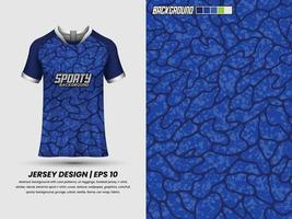 fotboll jersey design för sublimering, sport t skjorta design, mall jersey vektor