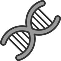 DNA-Vektor-Icon-Design vektor