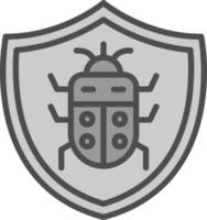 Antivirus-Vektor-Icon-Design vektor