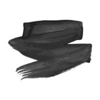 svart hand dragen bläck fläck. bläck fläck isolerat på vit bakgrund. vektor illustration