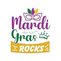 mardi gras stenar t-shirt design vektor