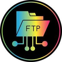 FTP-Vektor-Icon-Design vektor