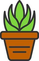 Aloe Vera-Vektor-Icon-Design vektor