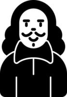 Shakespeare-Vektor-Icon-Design vektor