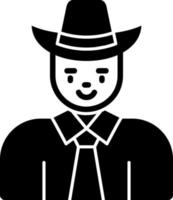 Cowboy-Vektor-Icon-Design vektor