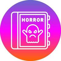 Horror-Vektor-Icon-Design vektor