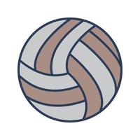 Volleyball-Vektor-Symbol vektor