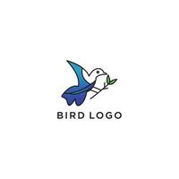 fågel logotyp ikon formgivningsmall platt vektor