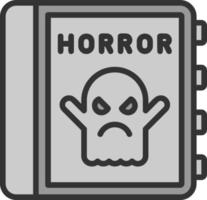 Horror-Vektor-Icon-Design vektor
