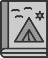 Reiseführer-Vektor-Icon-Design vektor