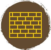Brickwall-Vektor-Icon-Design vektor