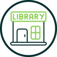 Bibliothek-Vektor-Icon-Design vektor