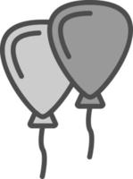 Ballon-Vektor-Icon-Design vektor