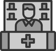 Apotheker-Vektor-Icon-Design vektor