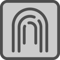 fingeravtryck vektor ikon design