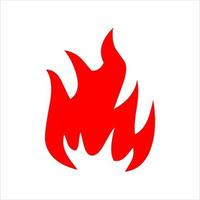 Feuerset-Logo. Vektorset von Feuersilhouetten mit verschiedenen Formen brennender Kohlen. Feuervektorpaket vektor