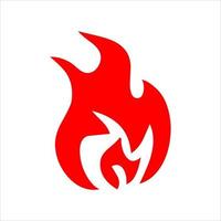 Feuerset-Logo. Vektorset von Feuersilhouetten mit verschiedenen Formen brennender Kohlen. Feuervektorpaket vektor