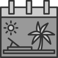 Urlaub-Vektor-Icon-Design vektor