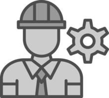 Ingenieur-Vektor-Icon-Design vektor