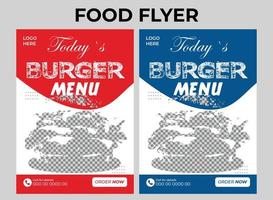 mat meny restauranger flygblad ad design vektor