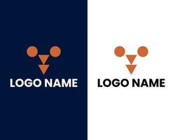 Uggla unik abstrakt geometrisk vektor logotyp design