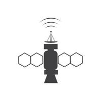 Satellitensymbol, Übertragungsvektorillustration vektor