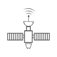 satellit ikon, överföring vektor illustration