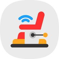 elektrisk stol vektor ikon design
