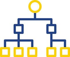 organisation Diagram vektor ikon design