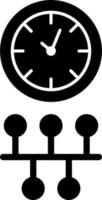 Timeline-Vektor-Icon-Design vektor