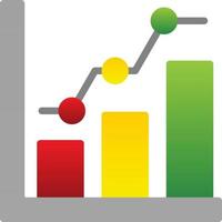 Analytics-Vektor-Icon-Design vektor