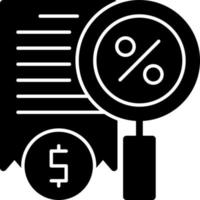 Besteuerung Vektor-Icon-Design vektor