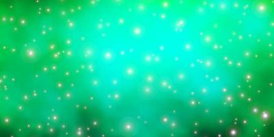 hellgrüne Textur mit schönen Sternen. vektor