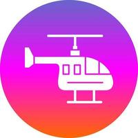 Hubschrauber-Vektor-Icon-Design vektor