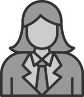 Mädchen-Vektor-Icon-Design vektor