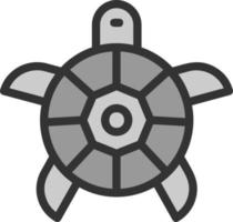 Schildkröten-Vektor-Icon-Design vektor