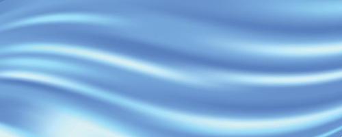 blauer Seidenstoff abstrakter Hintergrund, Vektorillustration vektor