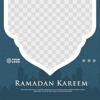 ramadan eid al fitr social media posts sammlung banner vorlage vektor